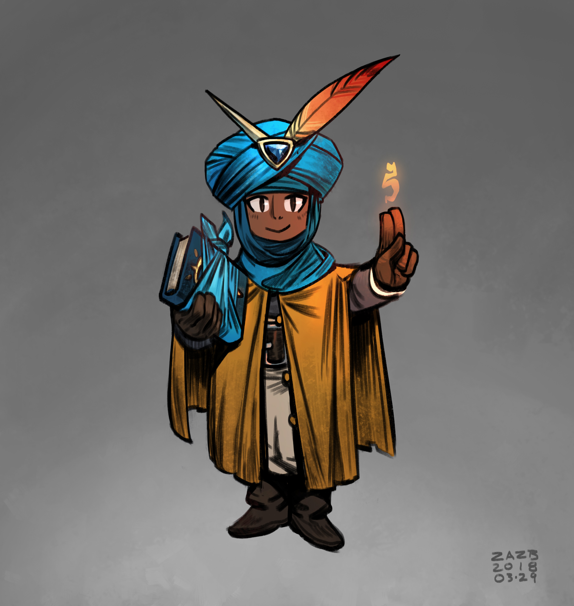 Apprentice Wizard - Alfrun by zazB on DeviantArt