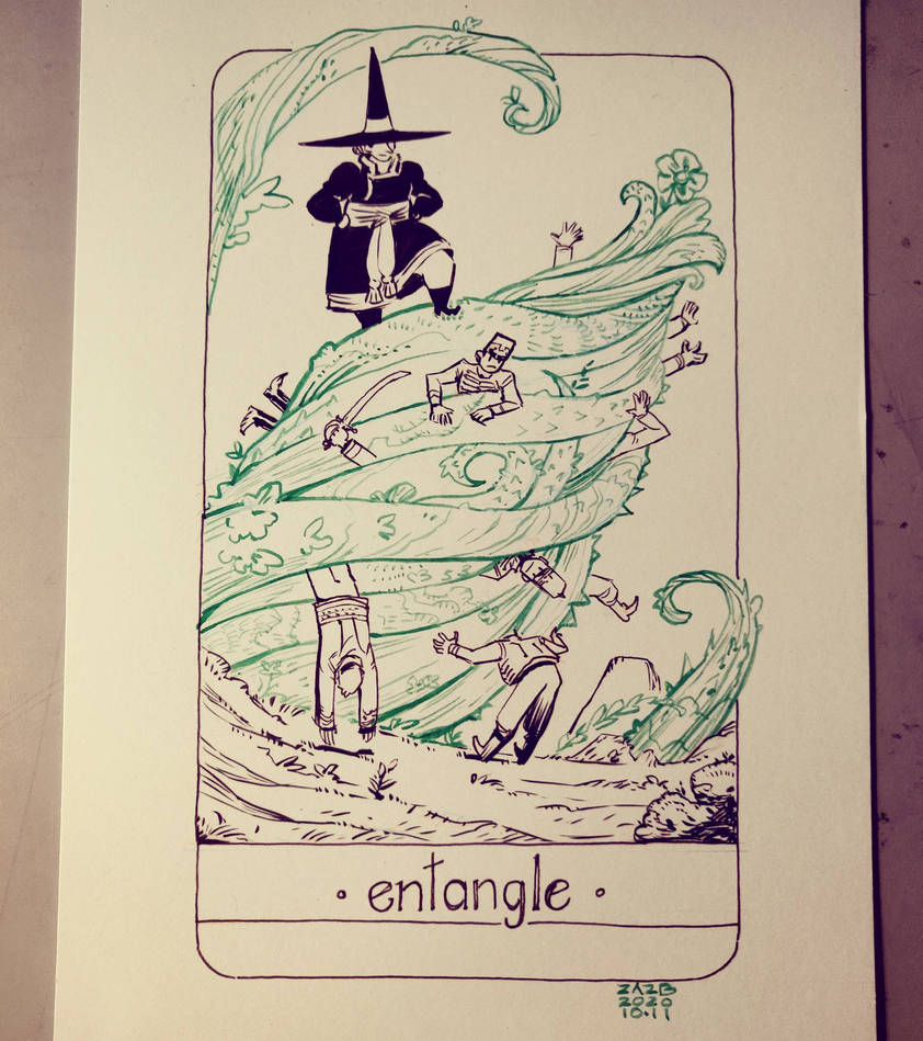 The Spells of Professor Firebolt - Entangle by zazB on DeviantArt