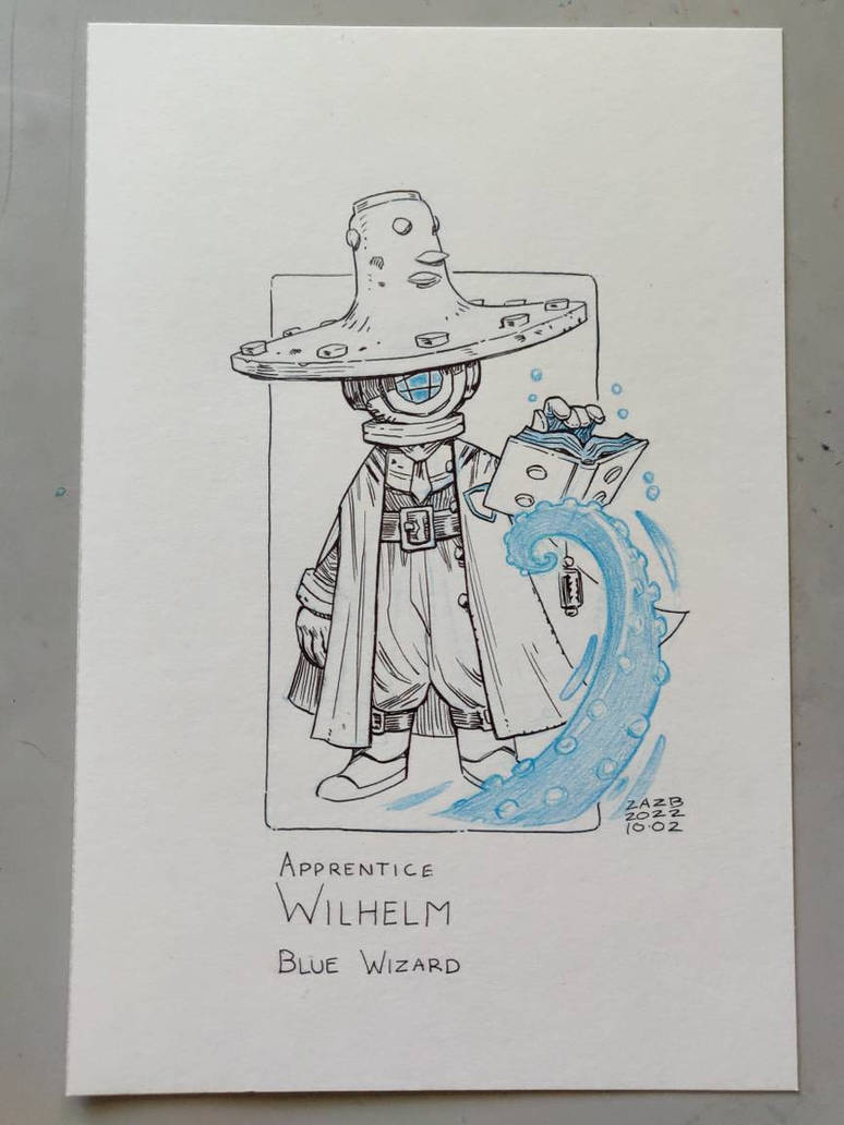 Apprentice Wizard Wilhelm by zazB on DeviantArt