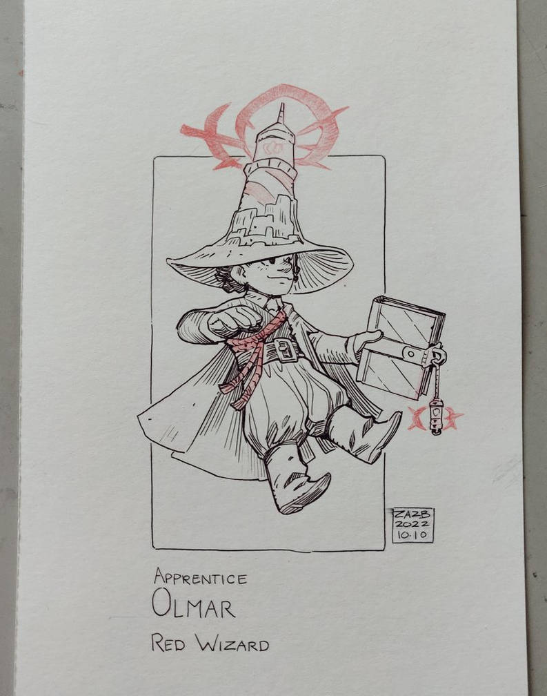 Apprentice Wizard Olmar by zazB on DeviantArt