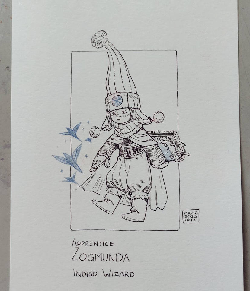 Apprentice Wizard Zogmunda by zazB on DeviantArt