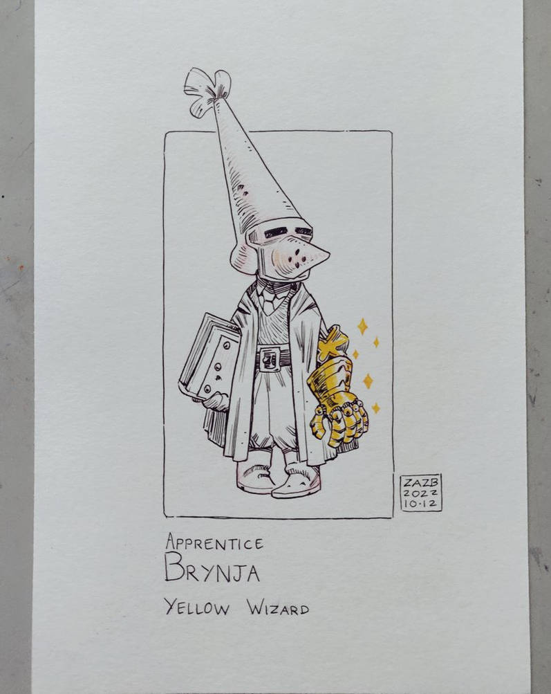 Apprentice Wizard Brynja by zazB on DeviantArt