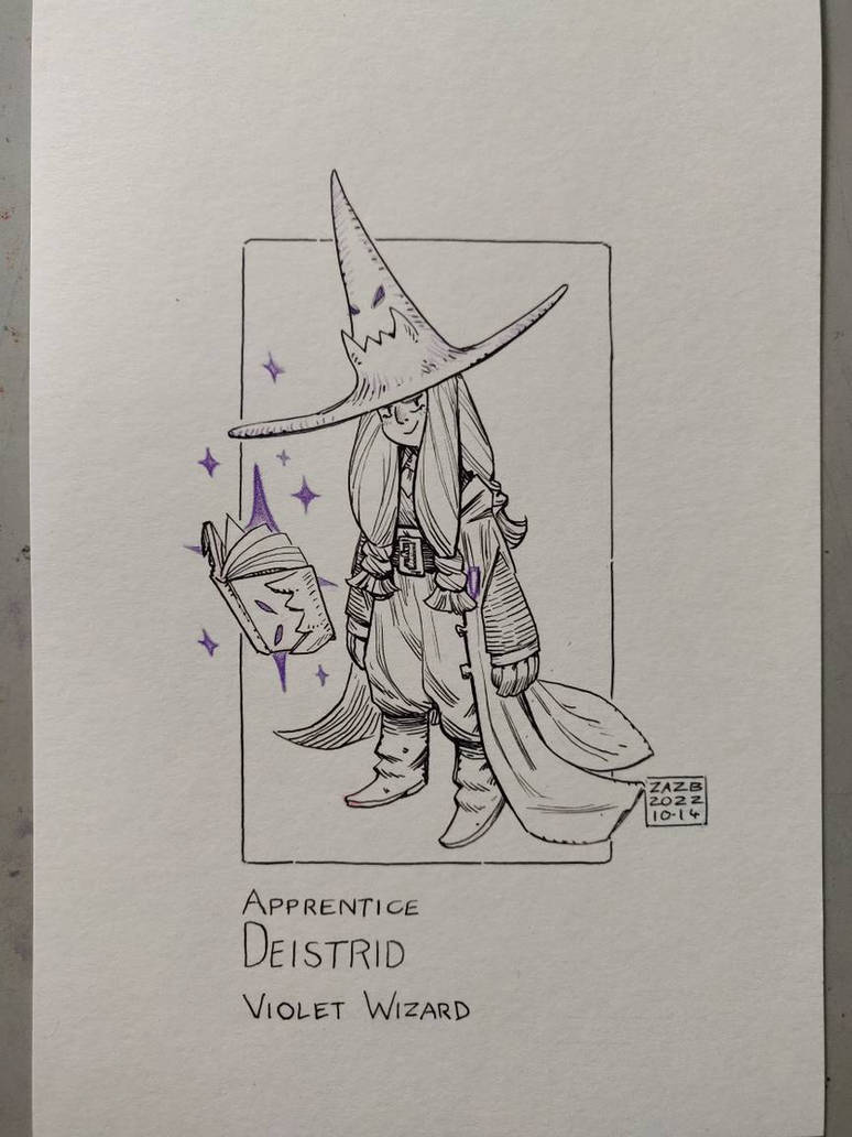 Apprentice Wizard Deistrid by zazB on DeviantArt