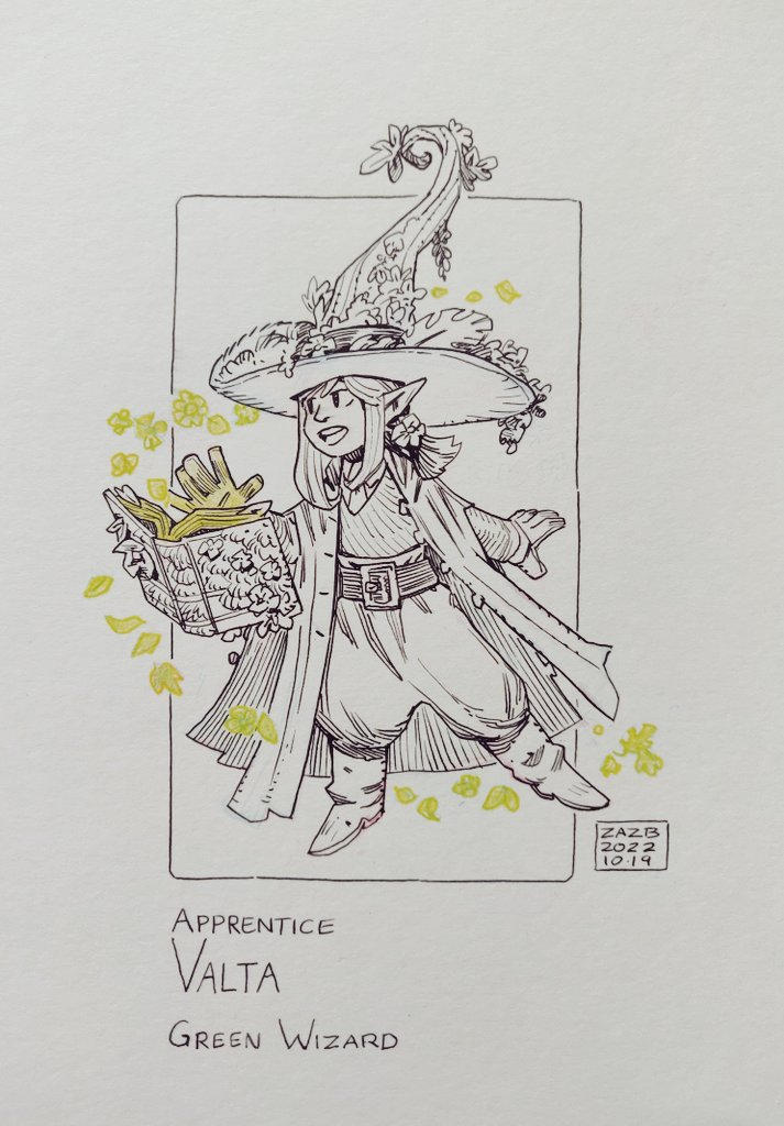 Apprentice Wizard Valta by zazB on DeviantArt