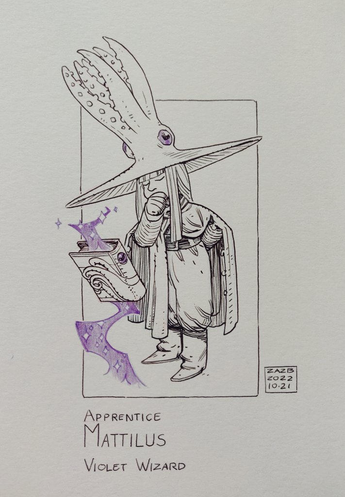 Apprentice Wizard Mattilus by zazB on DeviantArt