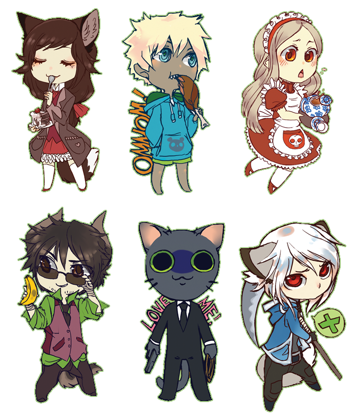 chibi stickers