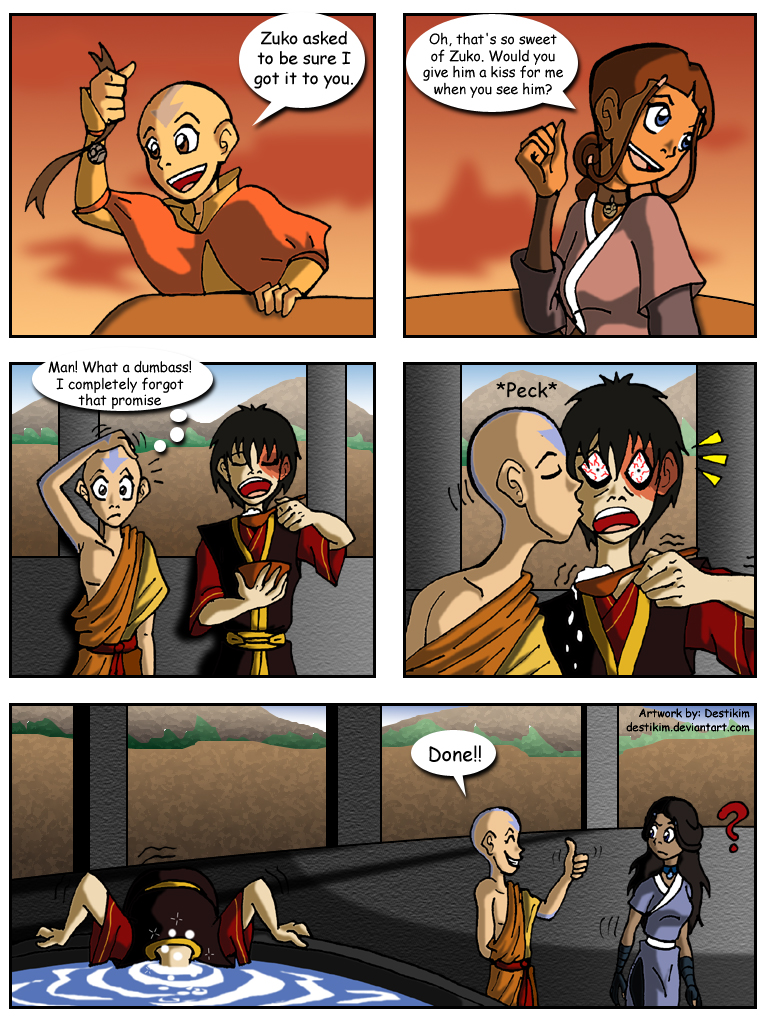 As Katara's commands