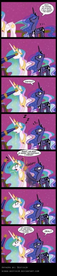 Celestia always on Duty