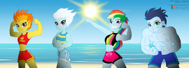 Commission: Beach Flexin'