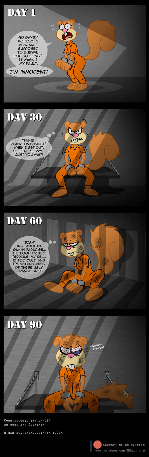 Commission Sandy's Prison Breakdown by NibanDestikim on DeviantArt