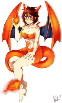 Gijinka Charizard