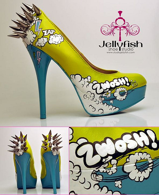 Comic book shoes!