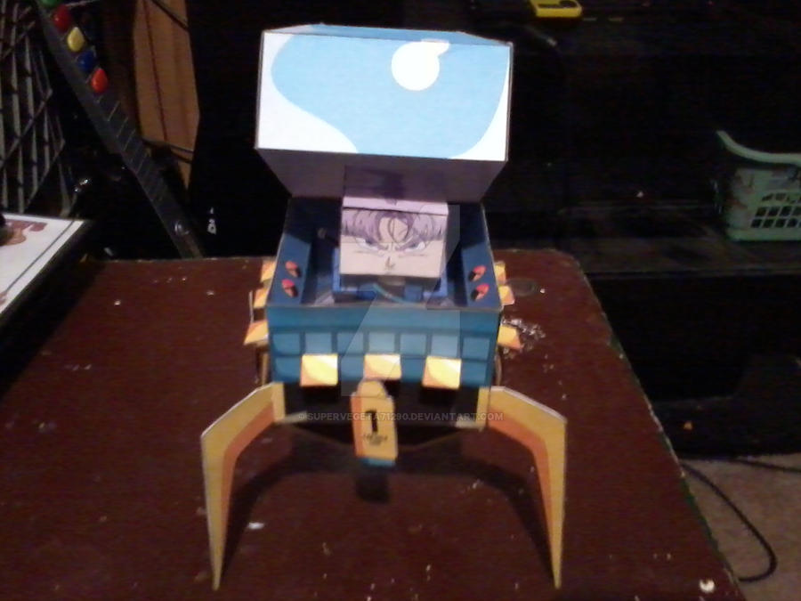 Time Machine Using Chart Paper The Time Machine PaperCraft by SuperVegeta71290 on DeviantArt