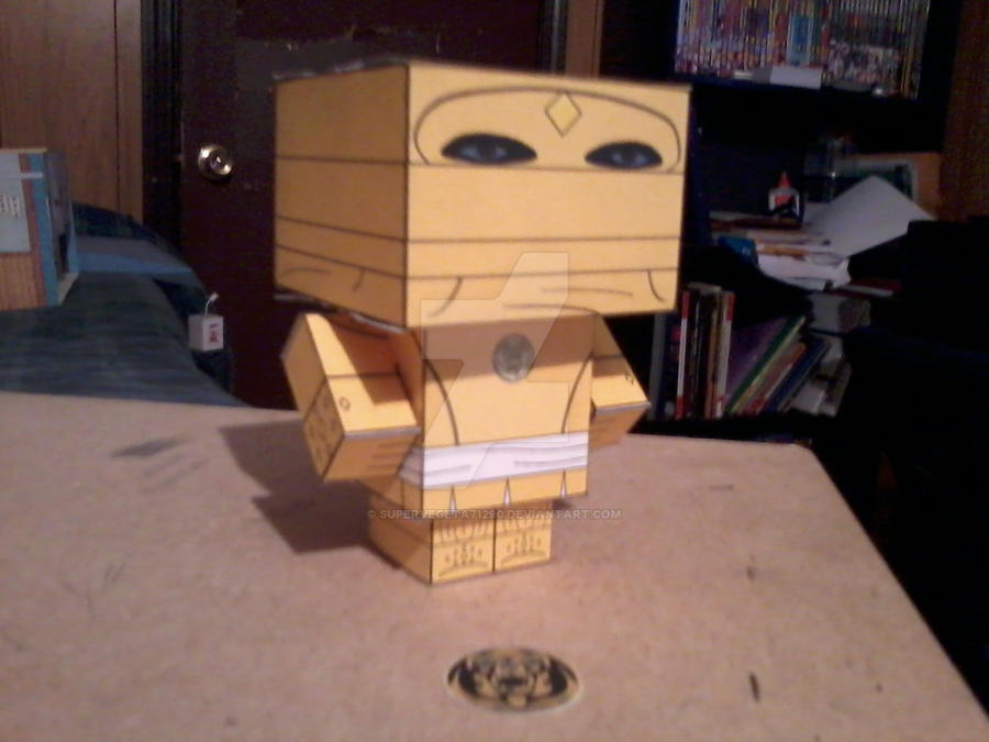 Yellow Ninja Ranger CubeeCraft