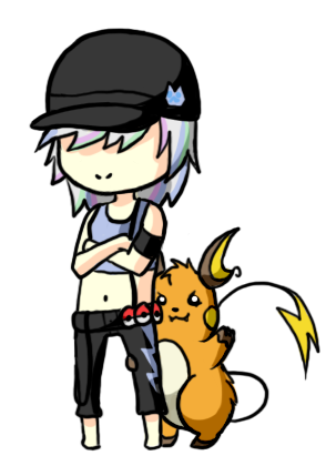 Commission - Opal and her Raichu by LVStarlitSky