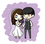 Wedding Commission by LVStarlitSky