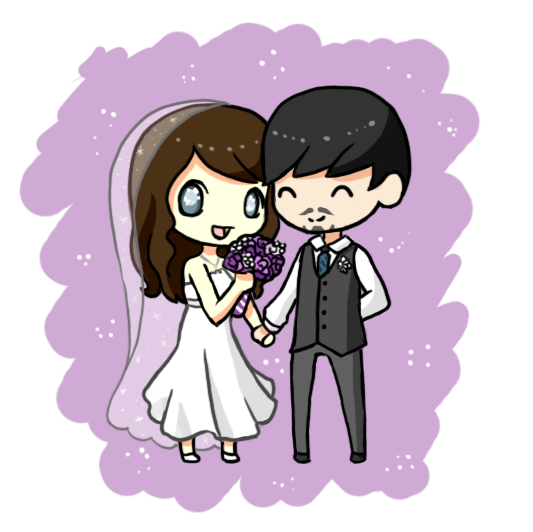 Wedding Commission by LVStarlitSky