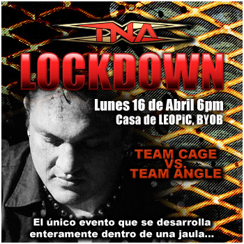 TNA Lockdown Party Invitation