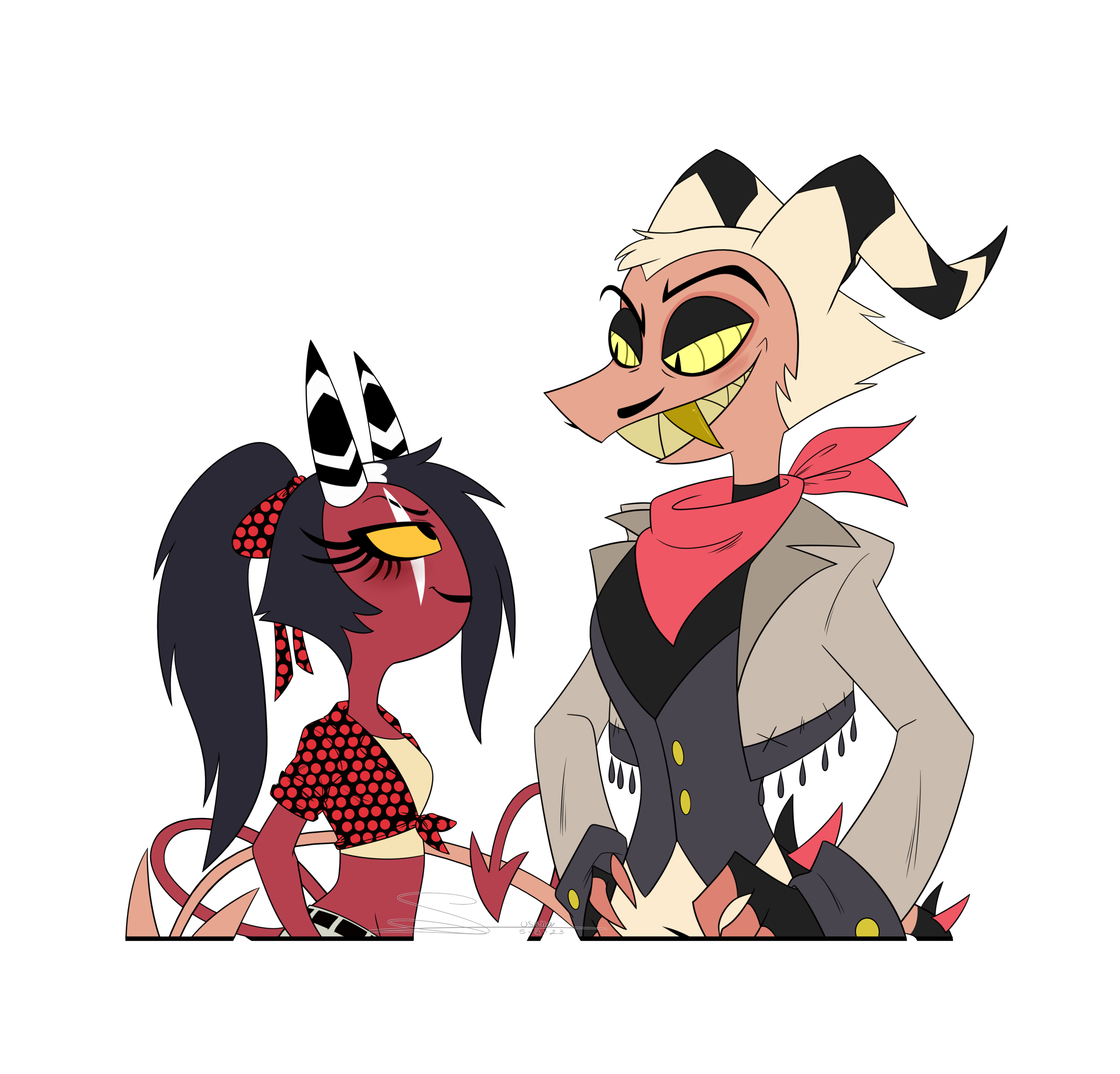 Helluva Ships Stiker X Sallie May By Tejedora On Deviantart 