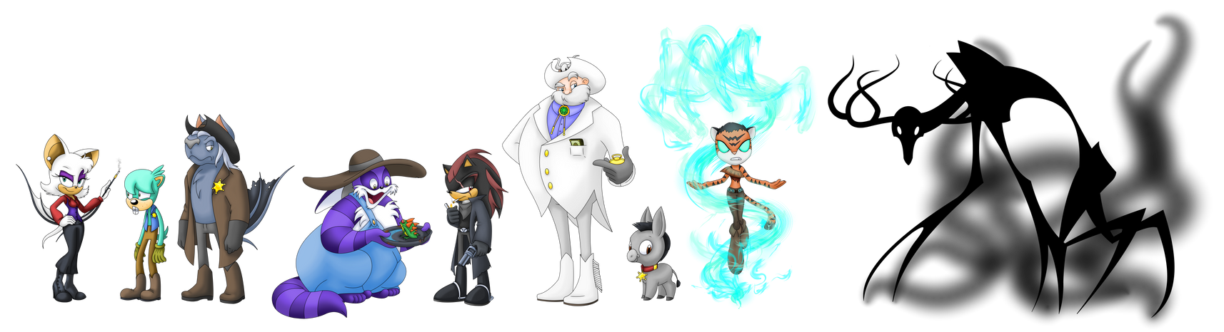 Sonic Frontier Side Characters by DelDiz on DeviantArt
