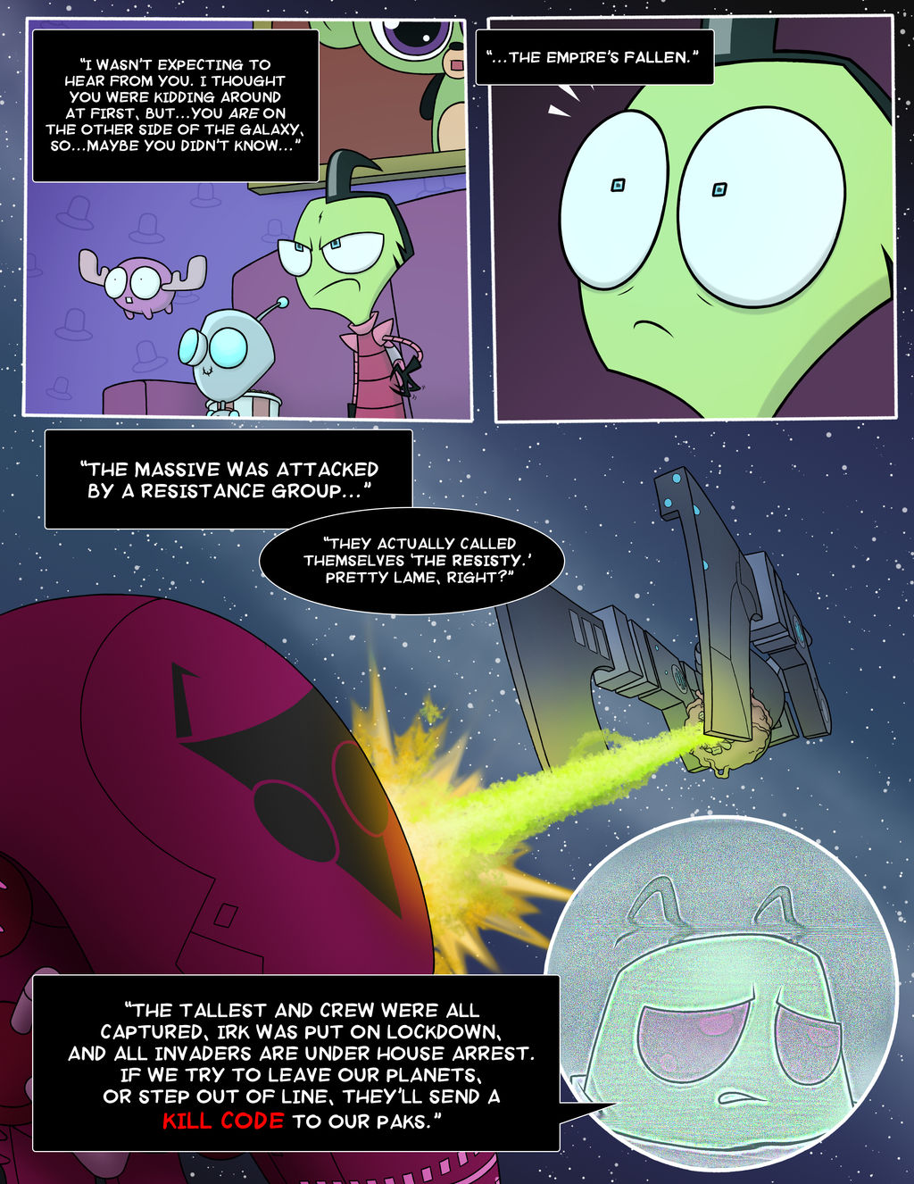Invader Zim: The Road to Nowhere Pg 16 by DelDiz on DeviantArt