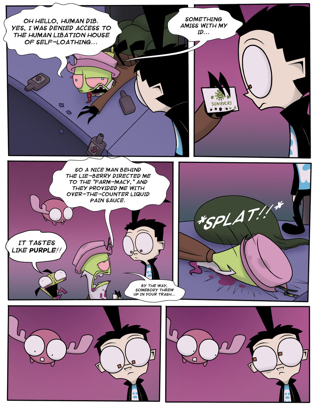 Invader Zim: The Road to Nowhere Pg 23 by DelDiz on DeviantArt
