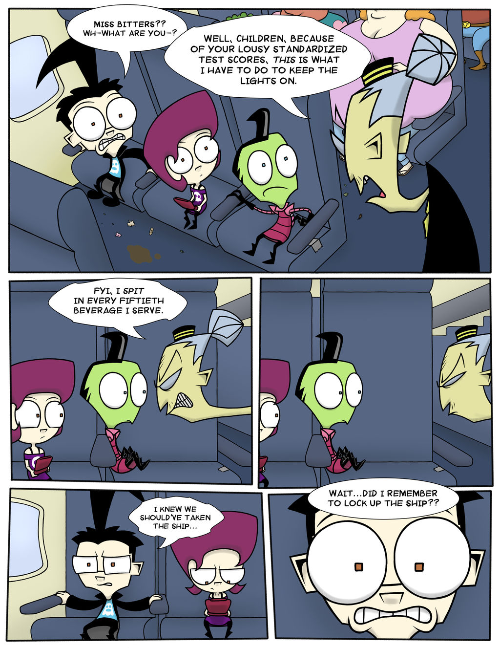 Invader Zim: The Road to Nowhere Pg 26 by DelDiz on DeviantArt