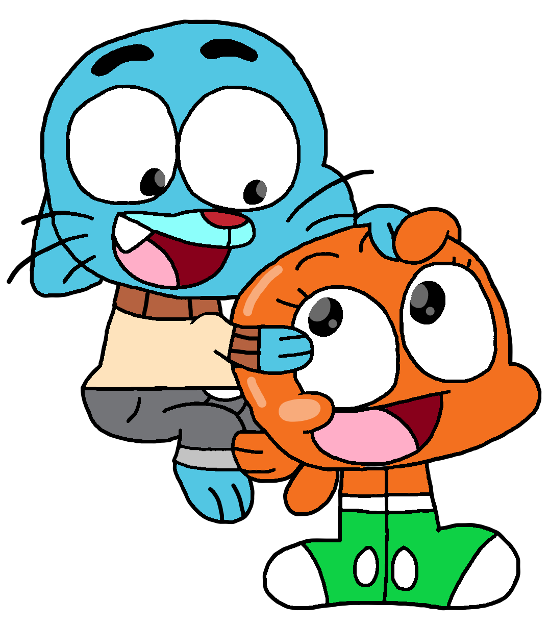 Gumball and Darwin transparent PNG - StickPNG