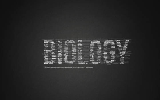 Biology Typography