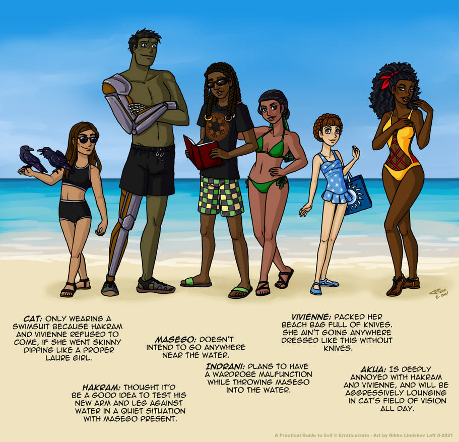 PGTE Fanart Beach Episode AU by Gwennafran on DeviantArt