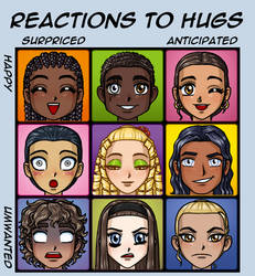 Pale Lights Emotes - Reactions to hugs