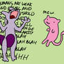 Mewtwo and Mew