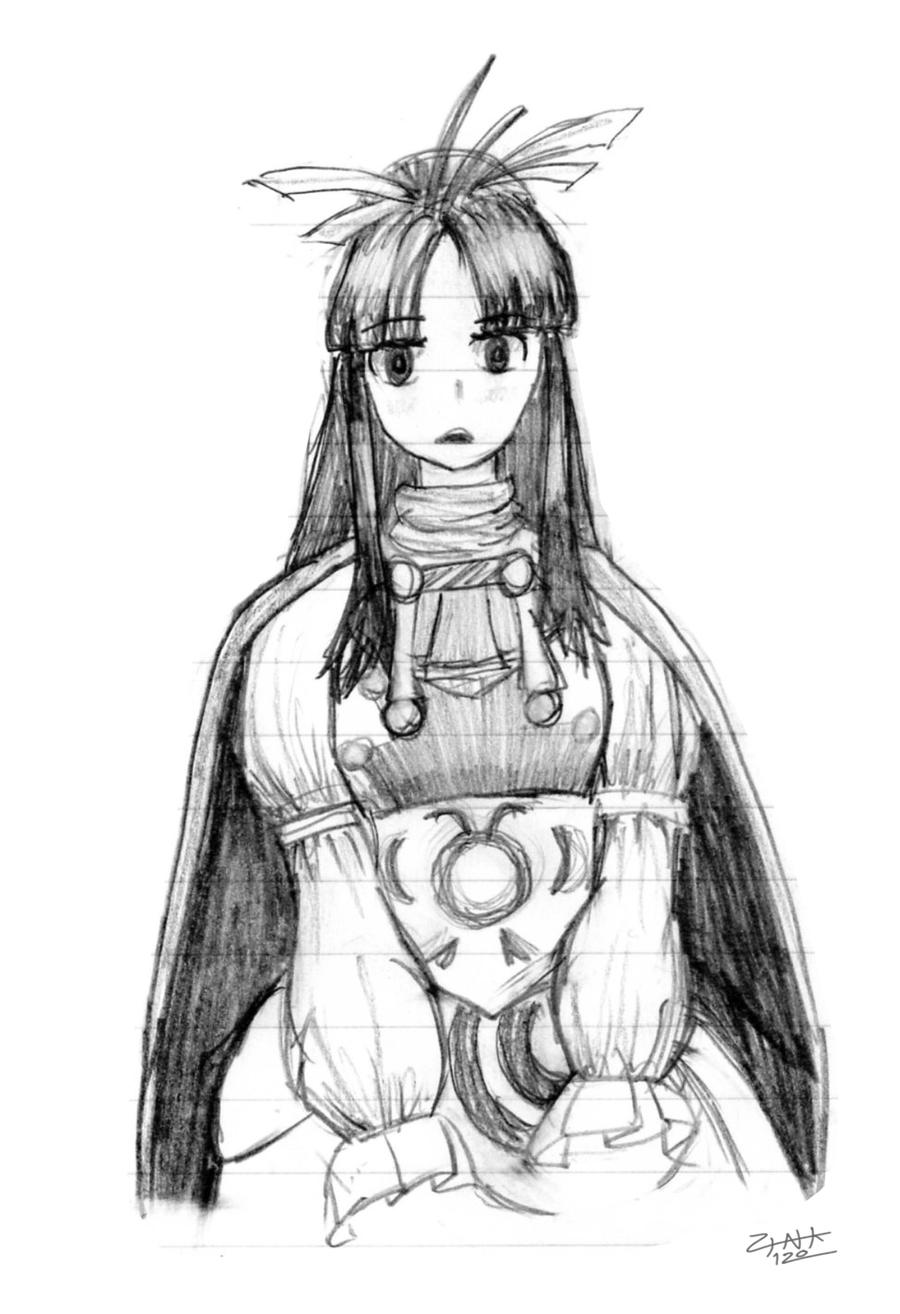 Golden Sun Mia Sketch