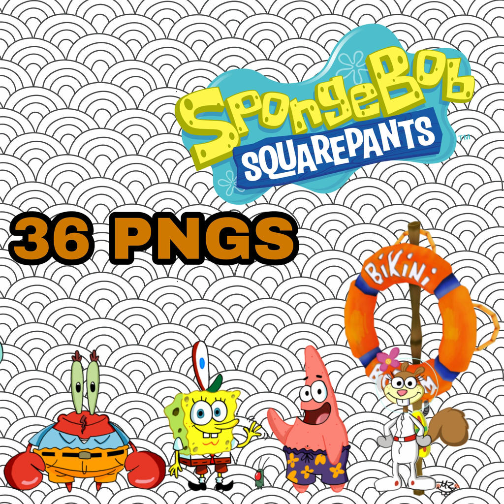 SpongeBob PNG pack by idccrazy on DeviantArt