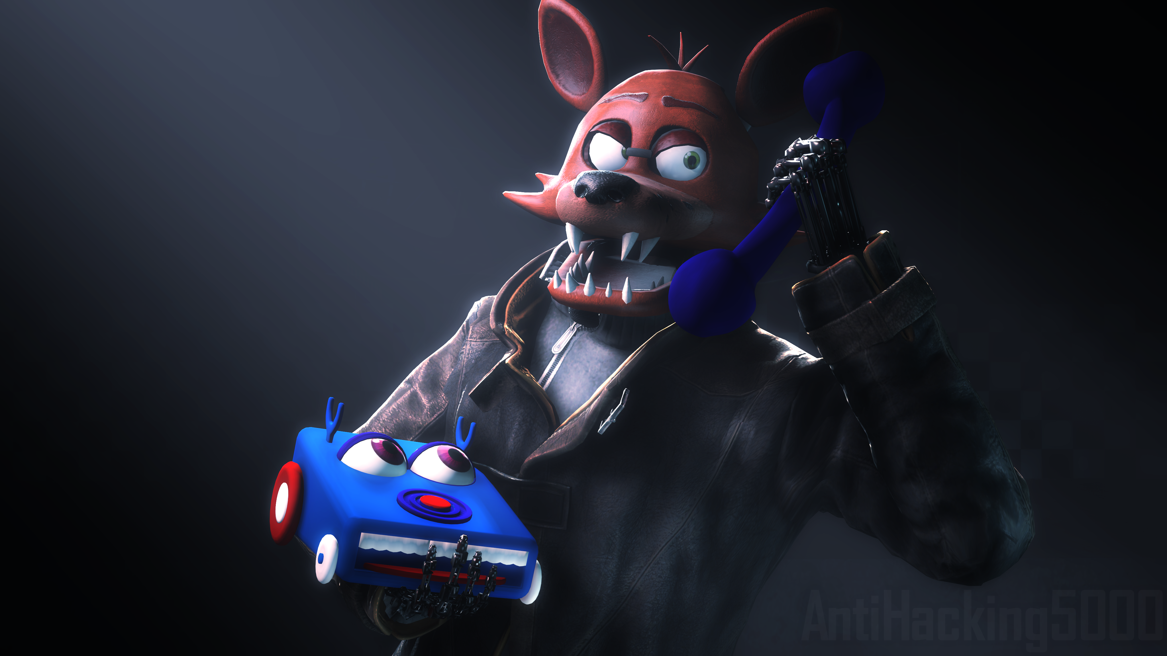 SFM FNAF) Withered Foxy Poster by MysticMCMFP on DeviantArt