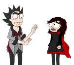 Collab: Rick and Morty Meets RWBY by DragonRichard