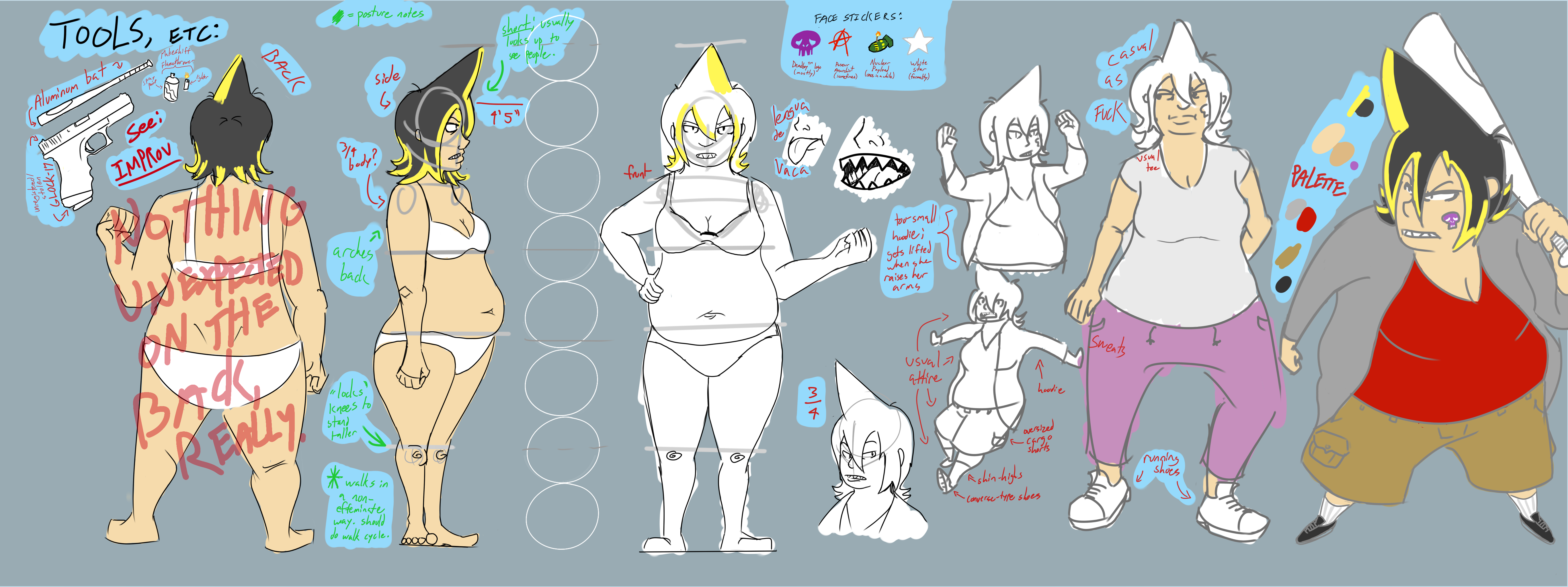 Ramona reference sheet