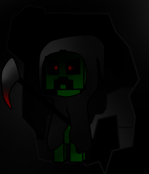 Evil Minecraft Reeper Im a Creeper, minecraft's Grim Reaper by BlackFireGaming on DeviantArt