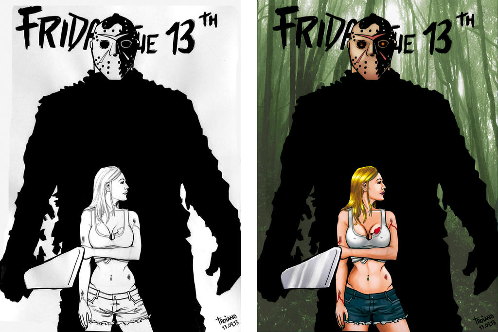 Friday The 13th Jason Voorhees By Troianocomics On DeviantArt friday-the-13th-fan-art-not-made-by-me-r-fridaythe13th
