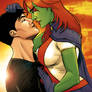Superboy and Miss Marte.