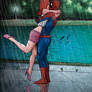 Spider and Mary in Rain.
