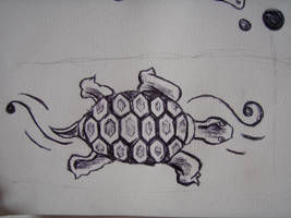 tortoise tattoo design