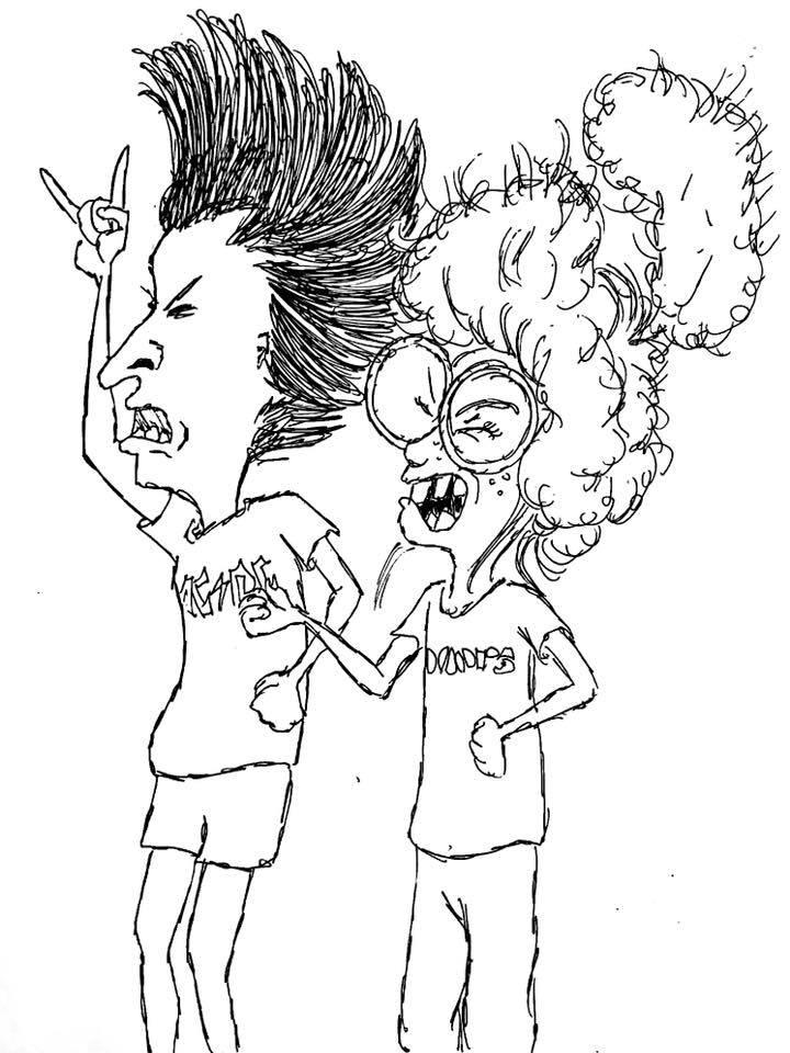 Butt-Head and Rat-Ass Headbanging to AC/DC by The-Lone-Rodent on DeviantArt