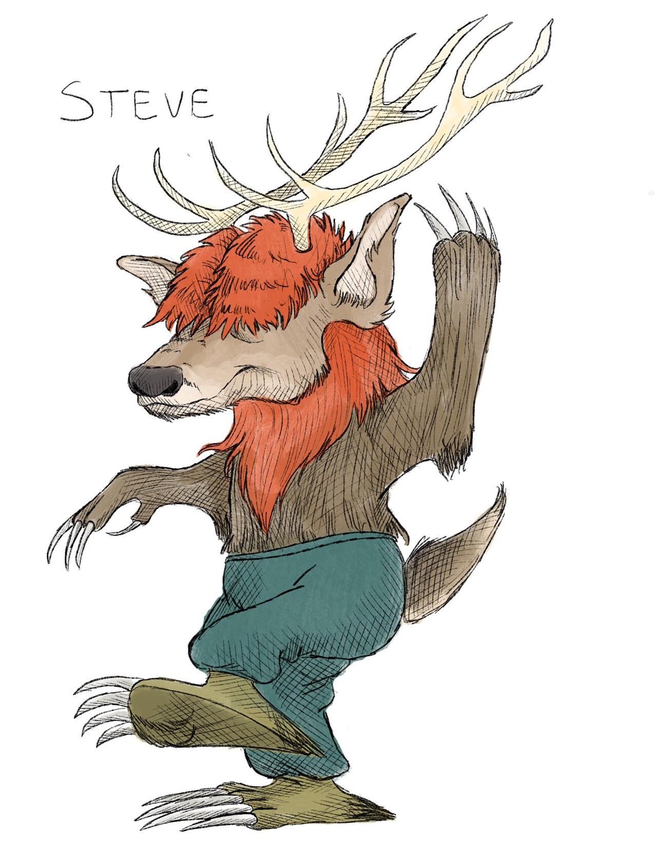 The Wendigo by The-Lone-Rodent on DeviantArt