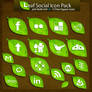 Free Leaf Social Icon Pack