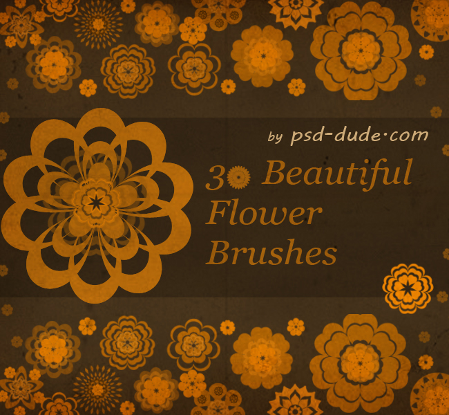 Photoshop Floral Brushes