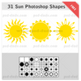 Sun Photoshop Shapes