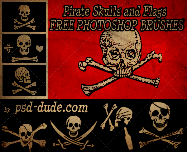 Skull Photoshop Brushes