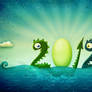 2012 Water Dragon Wallpaper