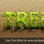 Tree Text Effect
